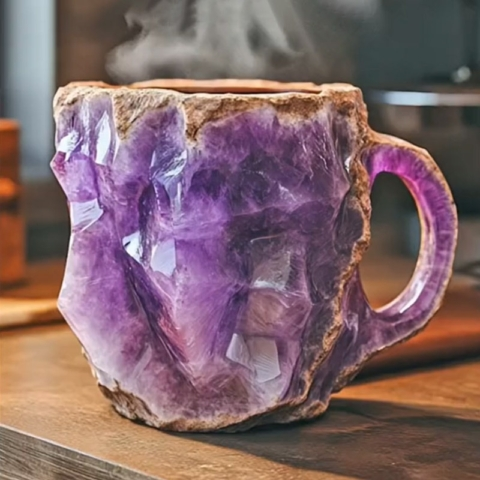 🔥2025 HOT SALE ✨️ New Mineral Crystal Coffee Mugs☕