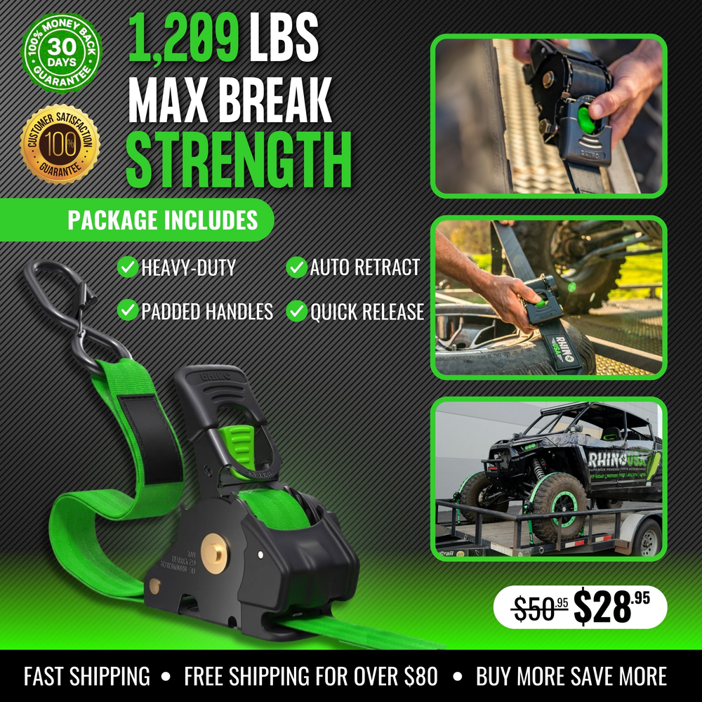 π Limited Time β Upgraded 2025 Retractable Ratchet Strap (Perfect Gift for Menπ)