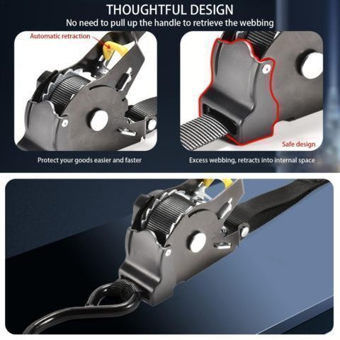 π Limited Time β Upgraded 2025 Retractable Ratchet Strap (Perfect Gift for Menπ)